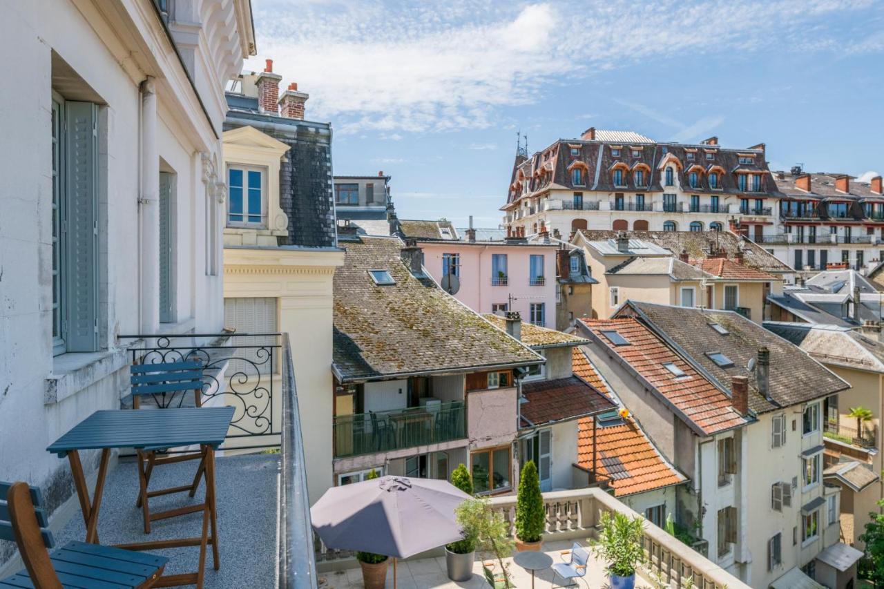 Hotel Belle Epoque Aix-les-Bains Exterior foto